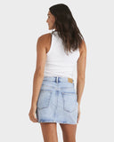Roxy Shine Denim Mini Skirt - Beau Blue