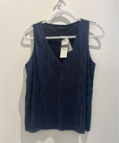 Cordelia St Sequin V Tank - Navy