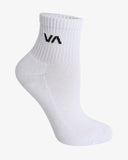 RVCA AV Mini Crew Womens Socks - White
