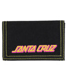 Santa Cruz Shark Dot Velcro Wallet - Black