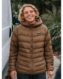 Vissla Pacific Packable Eco Puff Jacket - Brown