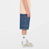 Volcom Labored Denim Utility Short - Indigo Ridge Wash