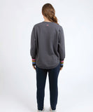 Elm Wynne Crew Womens Fleece - Washed Black