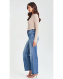Junkfood Wendy Wide Leg Jean - Denim Blue
