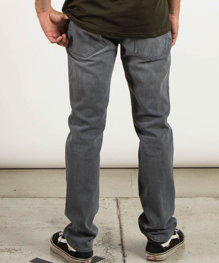Volcom Men Solver Modern Fit Jeans Dark Grey
