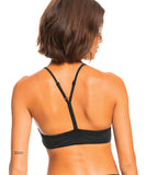 Roxy Active Bralette Bikini Top - True Black