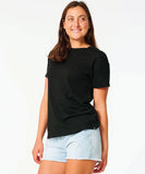 Rip Curl Plains Oversized Womens Tee - Black