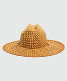 Back view of billabong straw hat