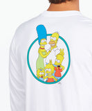 Back of the billabong simpsons shirt showing simpsons family