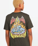 Volcom Hessian Short Sleeve Tee - Washed Black