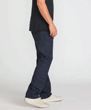 Volcom Solver Modern Fit Denim Jeans - Coated Indigo Wash