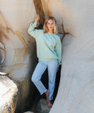 Volcom Womens Get More Crew - Sage