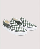 Vans Classic Slip-On (Checkerboard) Kids - Scarab / True White