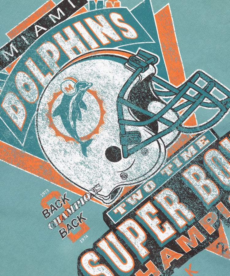 Mitchell & Ness Dolphons Vintage Superbowl Crewneck - Faded Teal