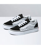 Vans Old Skool Dalmatian Kids Shoe - Black / White