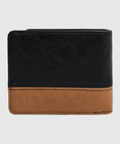 Billabong Dimension Wallet - Black / Tan