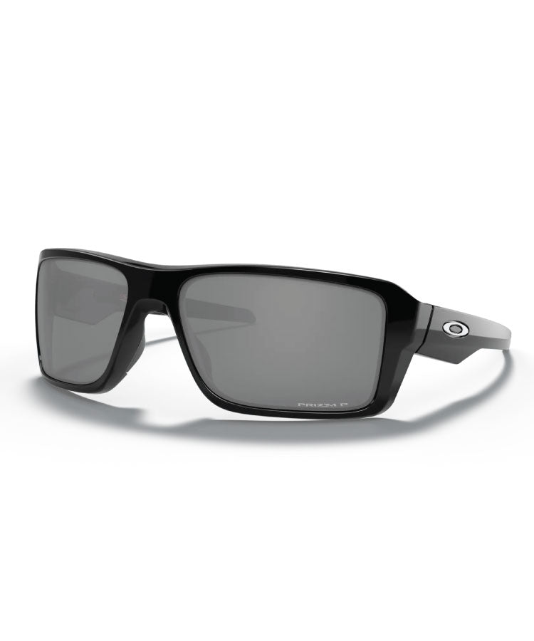 Oakley Double Edge Polished Black W/ Prizm Black Polarized Sunglasses