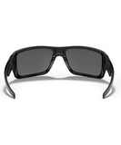 Oakley Double Edge Matte Black W/ Dark Grey Sunglasses
