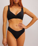 Sea Level Eco Essentials Mid Bikini Pant - Black