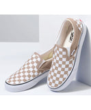 Vans Classic Slip-On (Checkerboard) Shoes - Etherea / True White
