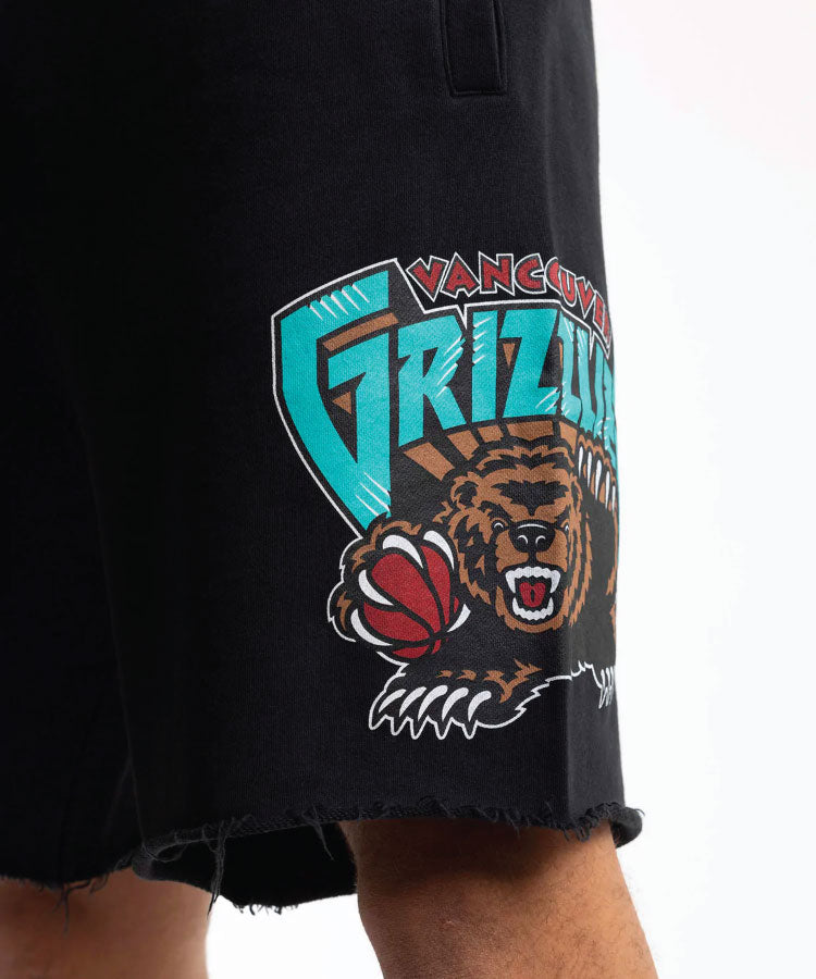 Mitchell & Ness Vancouver Grizzlies Off Season Shorts - Fadded Black