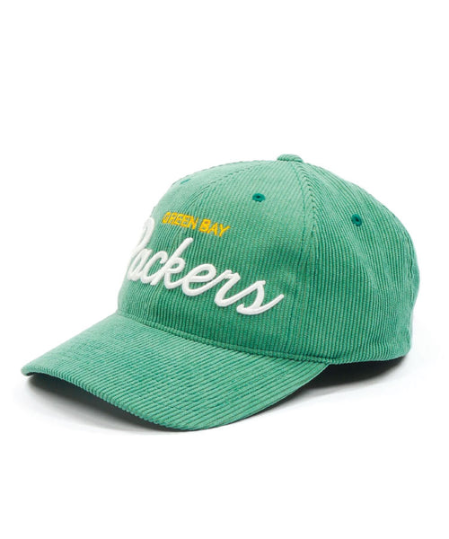 Youth Green Bay Packers Mitchell & Ness Green Throwback Precurve Snapback  Hat