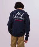 Huf Forever Mens Crew - Navy