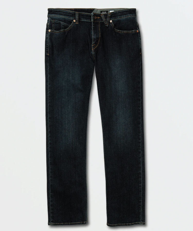Volcom Solver Modern Fit Denim Jeans - Vintage Blue