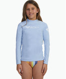 Roxy Girls Heater Rashguard - Cerulean