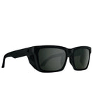 SPY Sunglasses Helm Tech Matte Black - Happy Grey Green Black Spectra Mirror