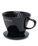 Huf F*ck It Espresso Pour Cup - Black