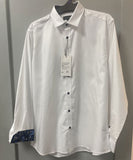 Mechmoto Dobby Contrast Shirt - White