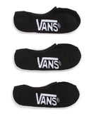 Vans Classic Super No Show Socks 3Pack - Black