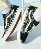 Vans Old Skool Peace Paisley Shoe - Black / True White