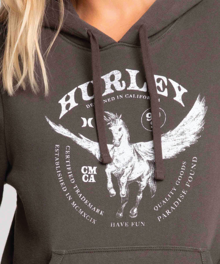 Hurley Pegasus Hooded Fleece - Raven
