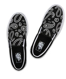 Vans Classic Slip-Ons Peace Paisley Shoes - Black / True White