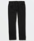 Volcom Solver Modern Fit Denim Jeans - Black Out
