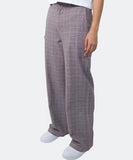 Dickies Pearland Plaid Wide Leg Womens Pant - Brown