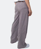 Dickies Pearland Plaid Wide Leg Womens Pant - Brown