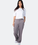 Dickies Pearland Plaid Wide Leg Womens Pant - Brown