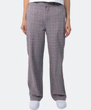 Dickies Pearland Plaid Wide Leg Womens Pant - Brown