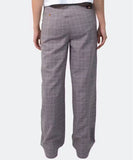 Dickies Pearland Plaid Wide Leg Womens Pant - Brown