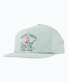 Salty Crew Broadbill Corduroy 5 Panel Hat - Aqua