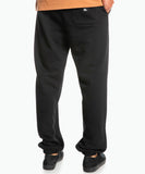 Quicksilver trackpants black back view showing logo