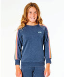 Rip Curl Revival Youth Girls Crew Navy