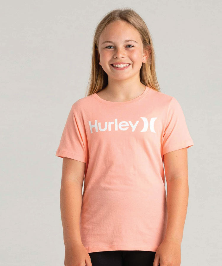Hurley One And Only Youth Girls Tee - Rose Quartz