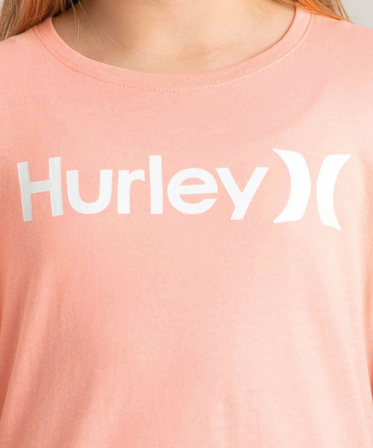 Hurley One And Only Youth Girls Tee - Rose Quartz