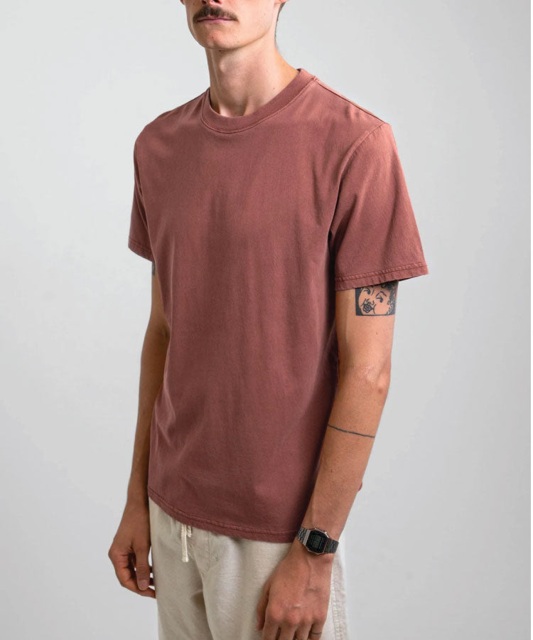 Rhythm Classic Vintage Mens Tee - Baked Clay