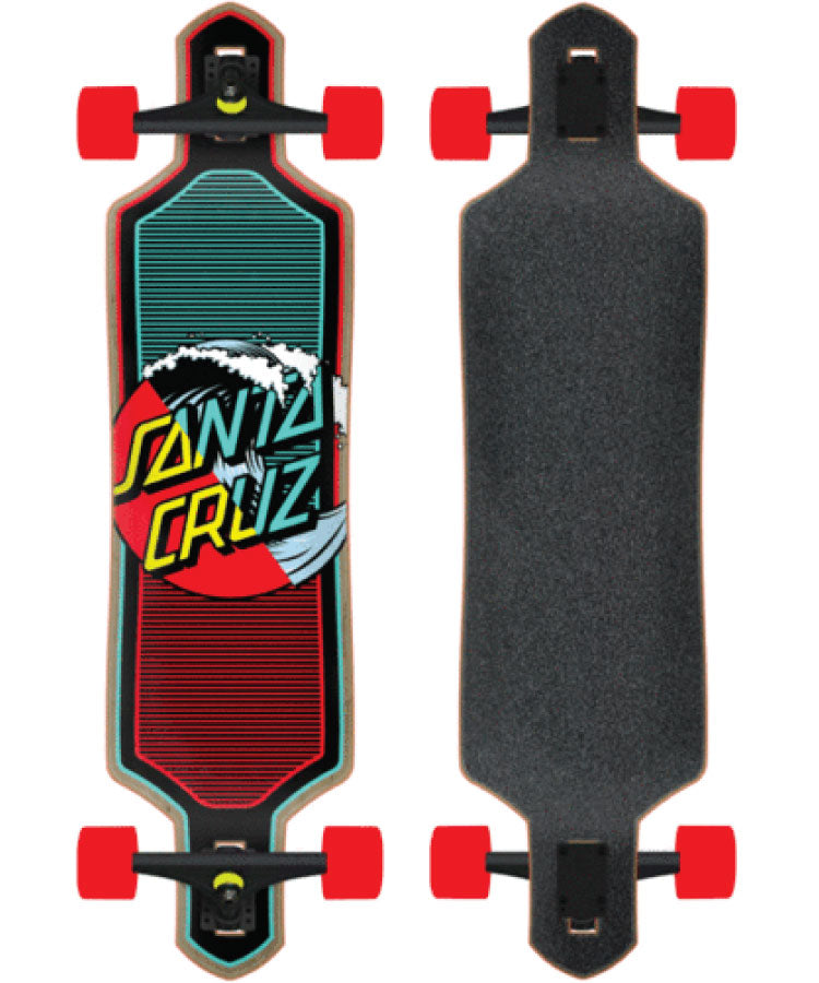 Santa Cruz Wave Dot Splice 9.0 X 36in Cruiser Longboard Point