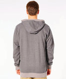 Rip Curl Core Zip Through Mens Hoodie - Grey Marle